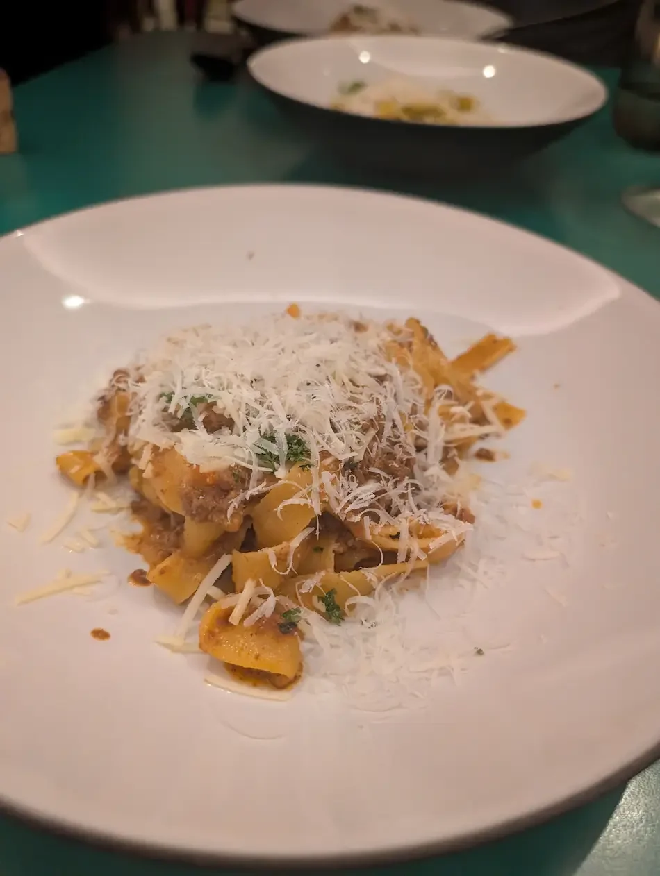 Pasta Bolognese at Extra Virgin