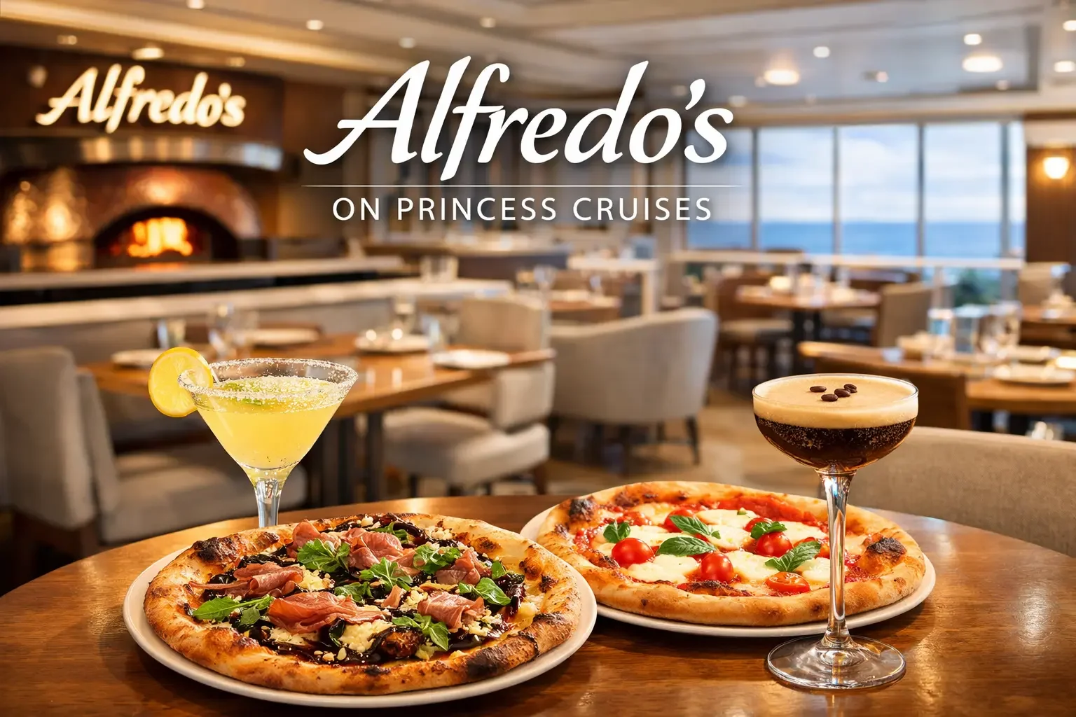 Alfredo's on Princess Cruises with menu
