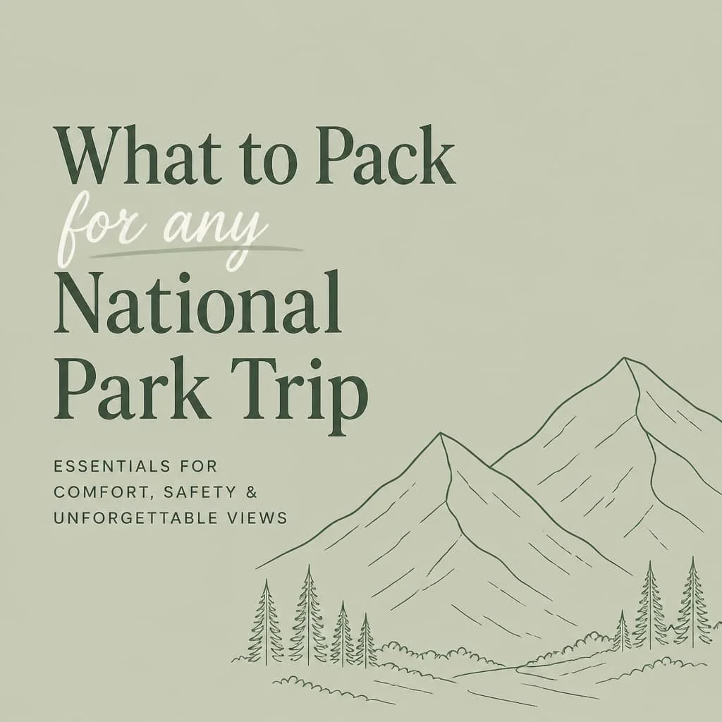 National park Shopping list