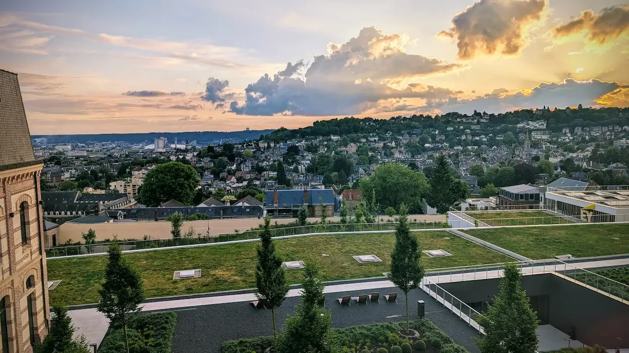 View from the Hyatt Place Rouen