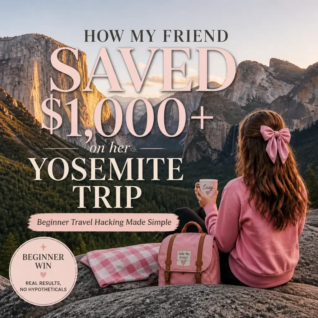 how I save $1000 on yosemite trip