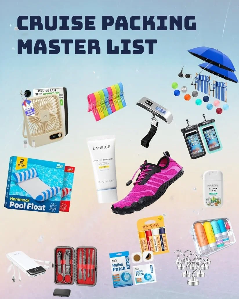 7 day packing list for a cruise