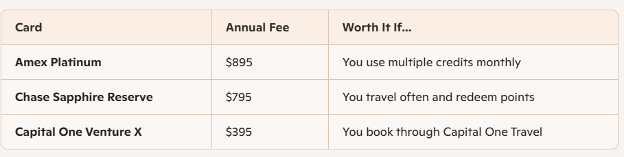Credit Card Risk- High Annual Fee