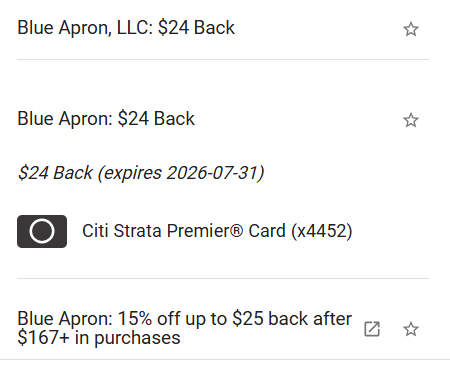 Cardpointers blue apron