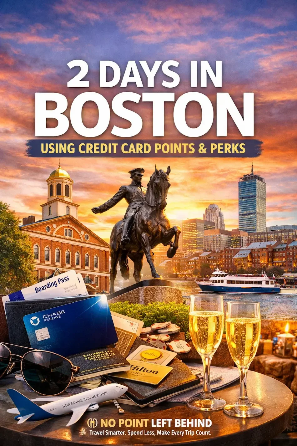 2 days in boston using points and miles