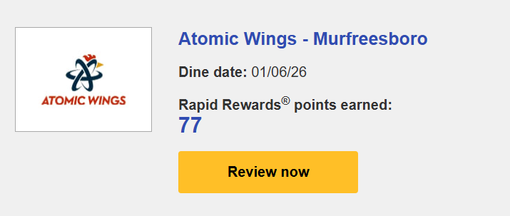 Dining Rewards Programs