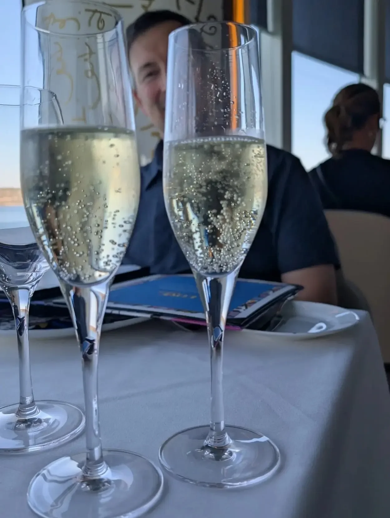 Love by Britto meal starts off with Bubbles