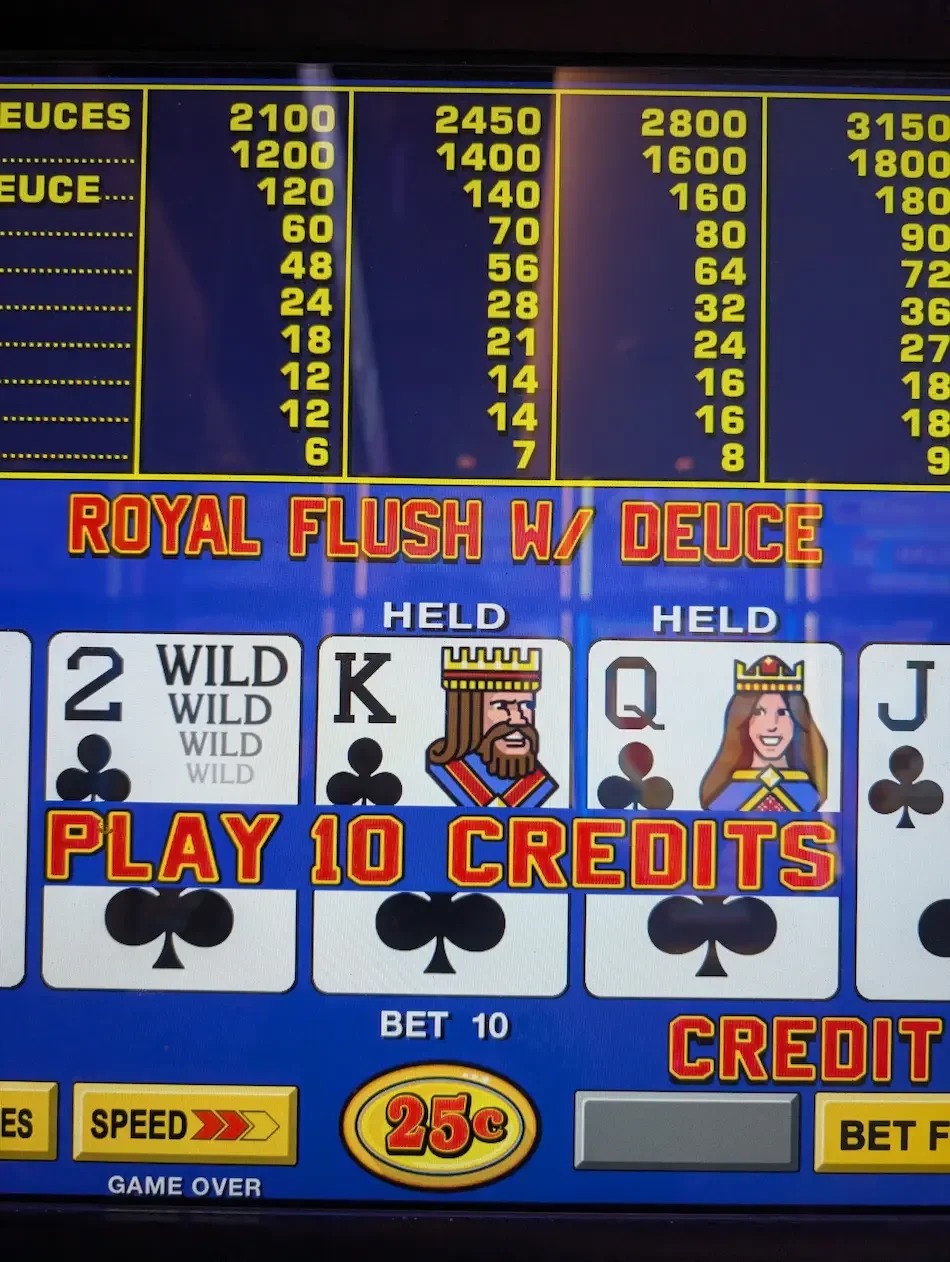 Royal Flush w/Deuce 