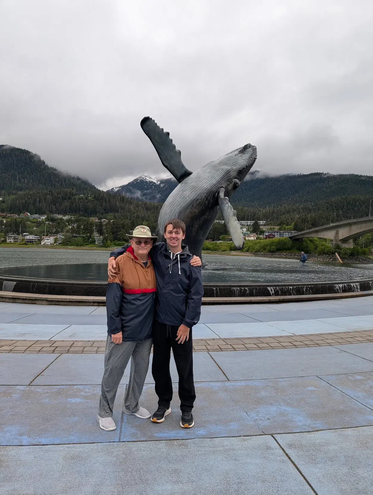 Breaching Whale Statue