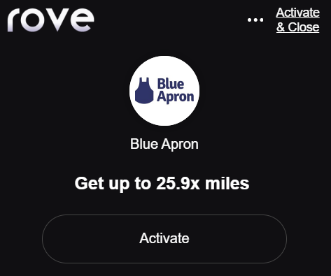 Blue Apron 25.9x miles