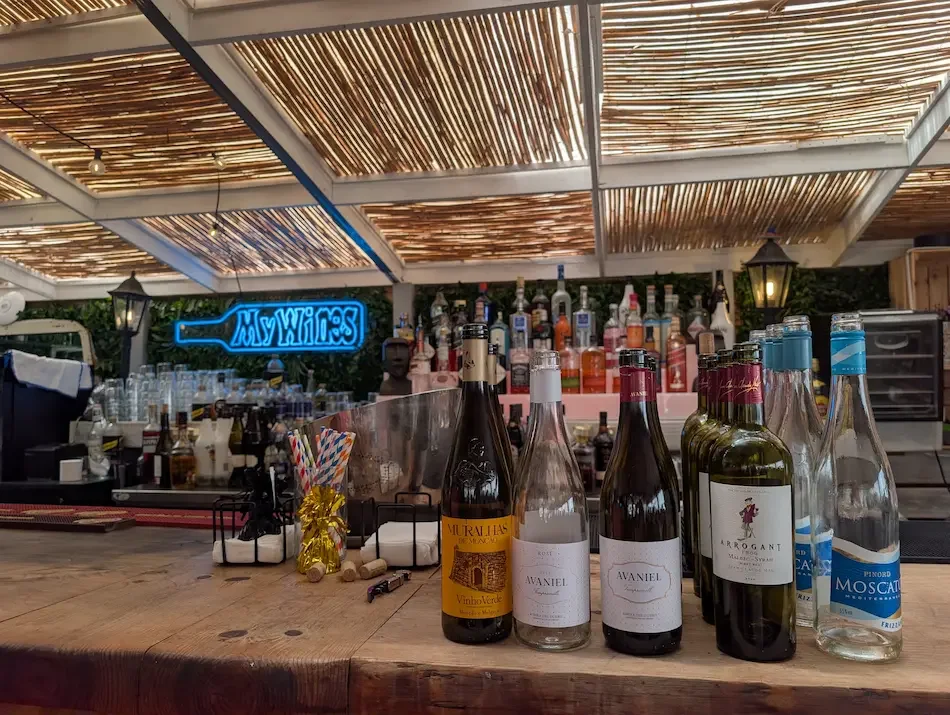 wines we tasted at My Wines in Gilbratar
