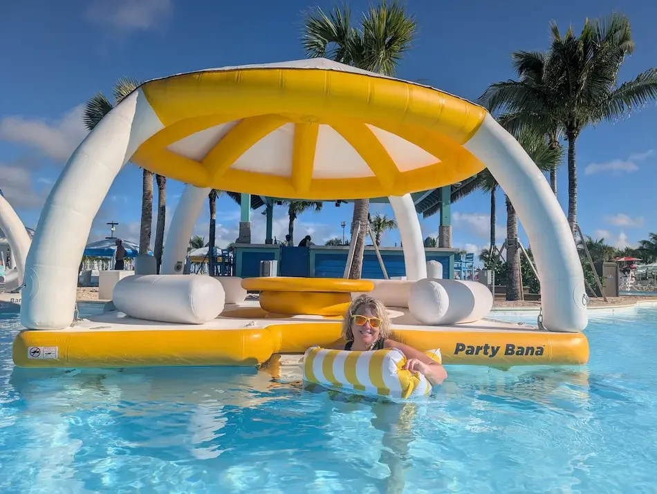 Water cabanas at Celebration key