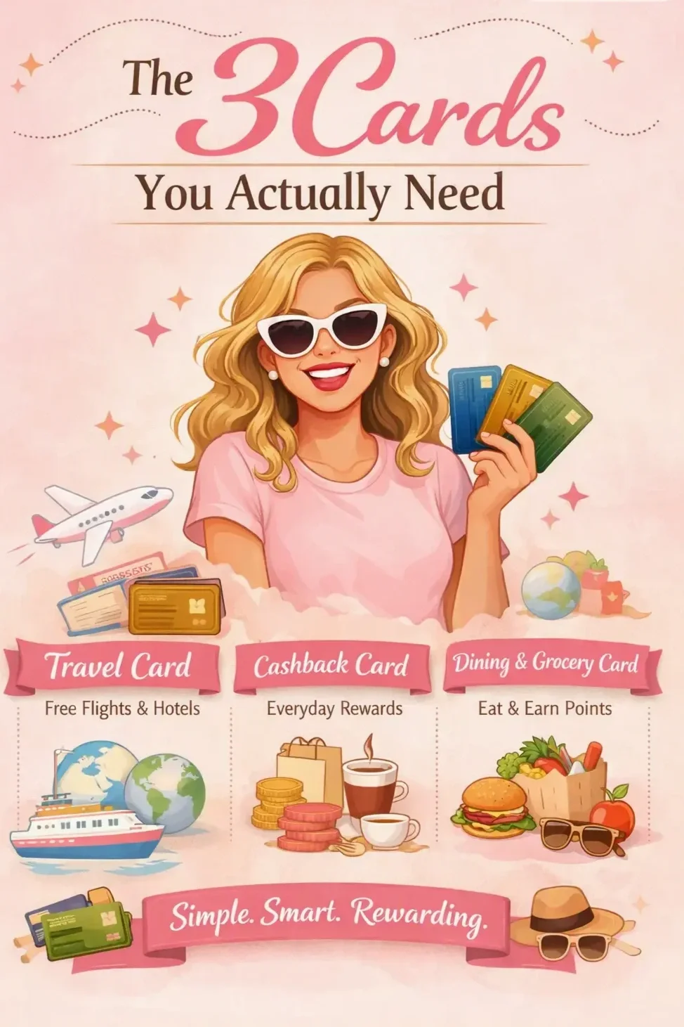 3 cards you actually need