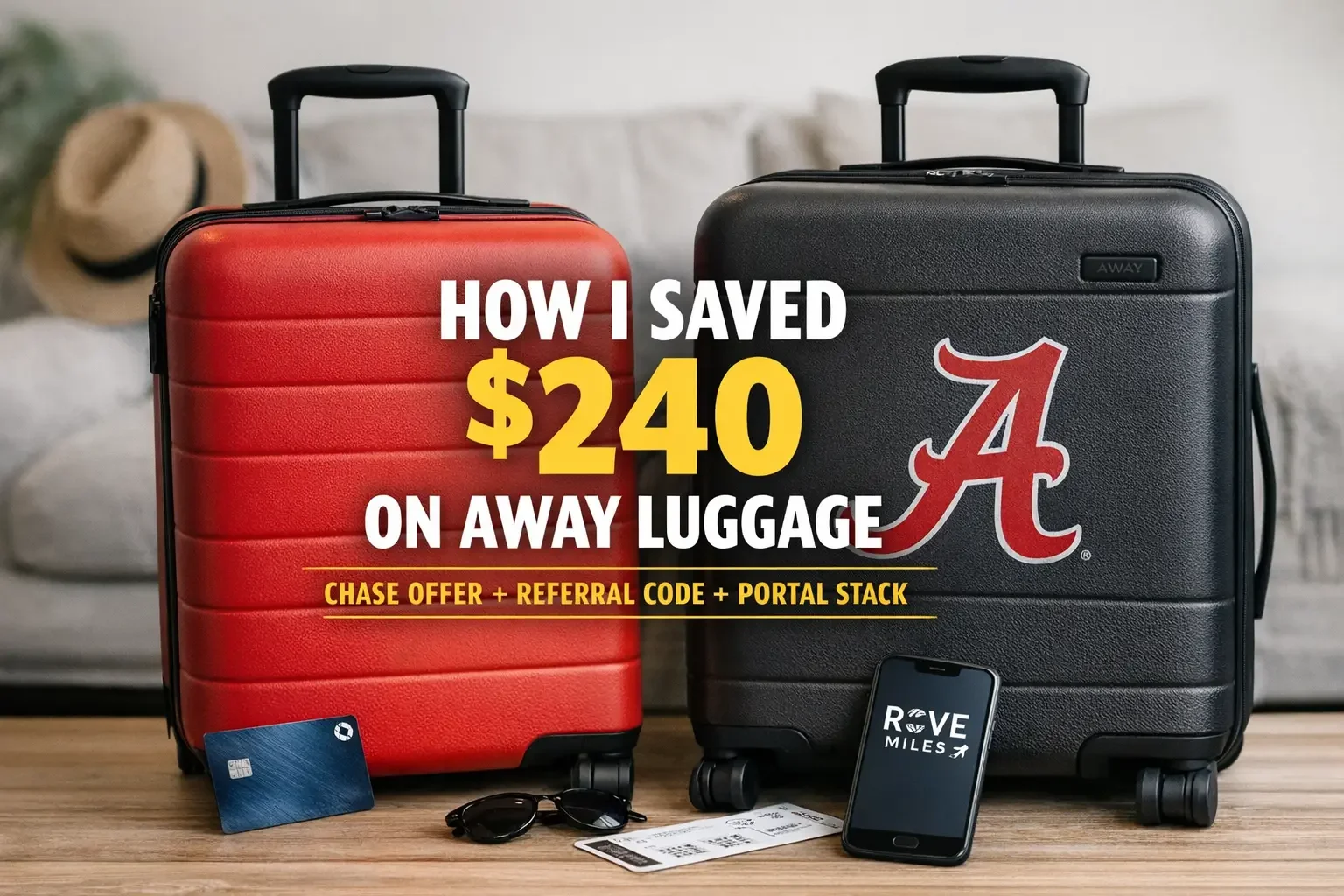 How I saved $240 on Away Luggage