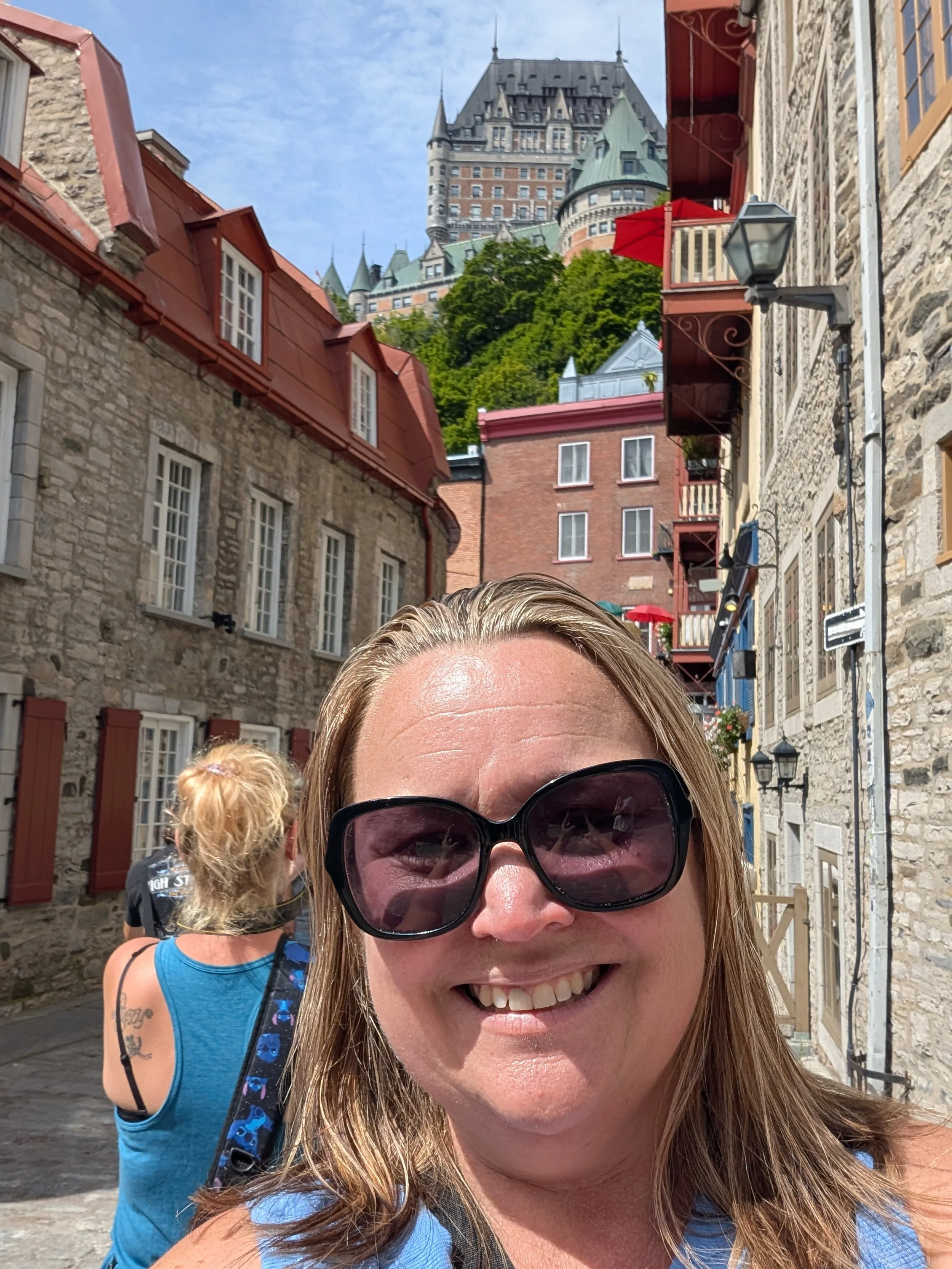 On my walking tour of Quebec City