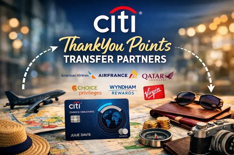 Citi Thank You POints Transfer Parnters