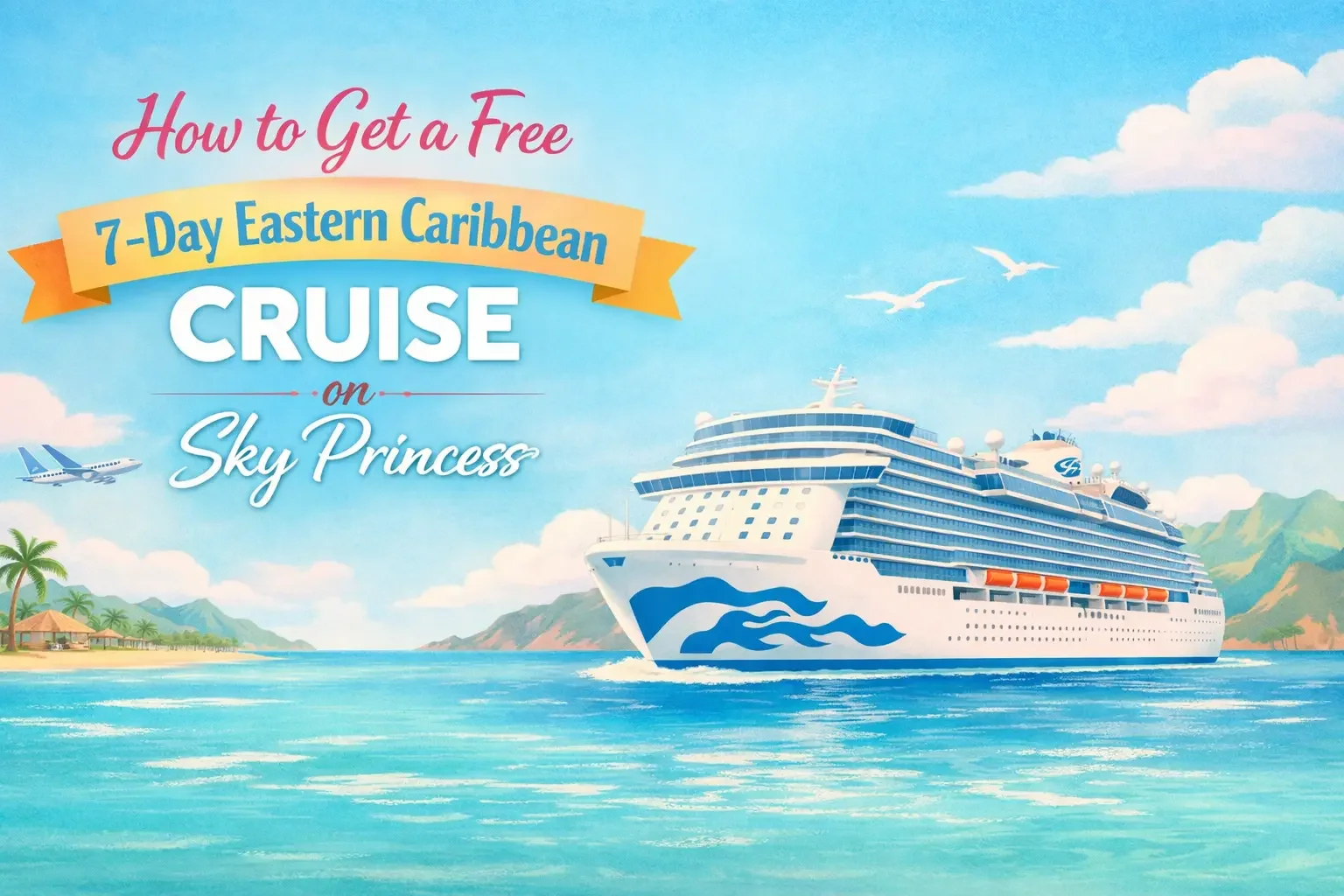 How to get a free 7-day eastern carribbean cruise on sky princess