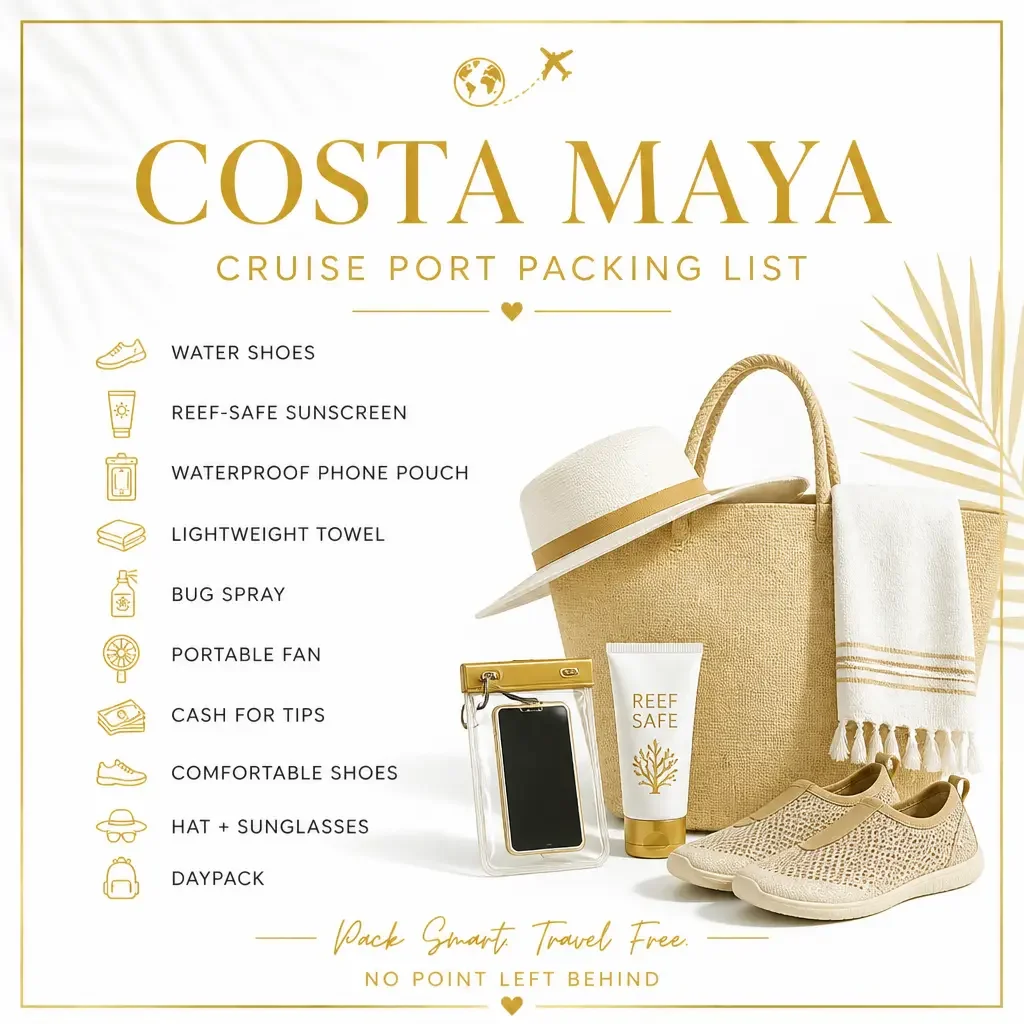 Costa Maya Port Packing List