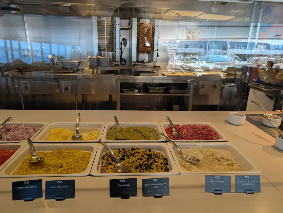 Tacos and Nachos on Sun Princess