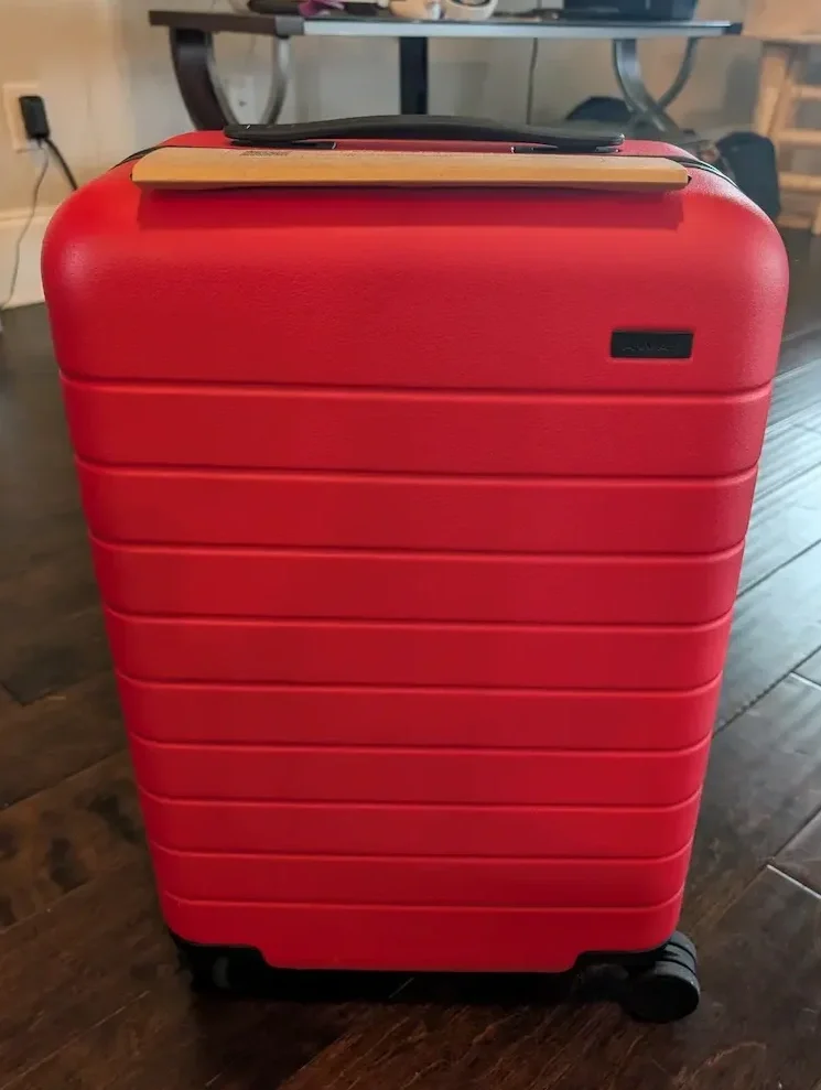 Away Carry On Luggage in Red