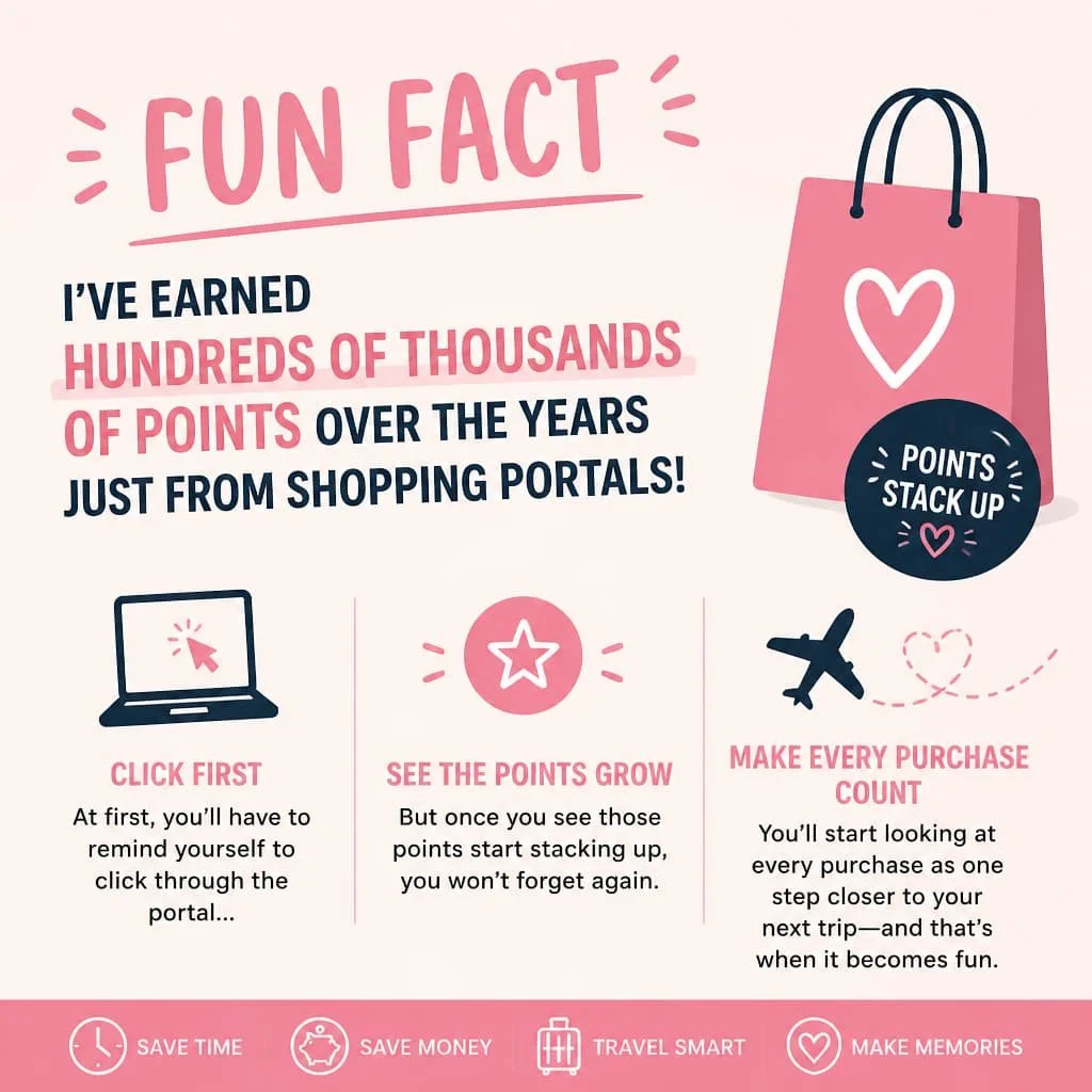 Fun fact I've earned hundreds of thousands of points throughtshopping portals