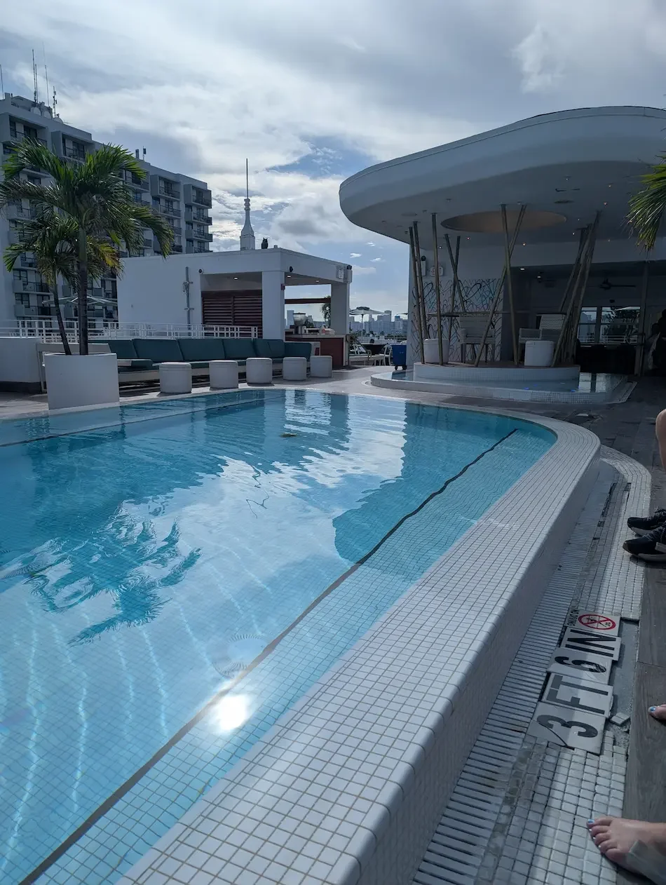 Rooftop pool dreams south beach