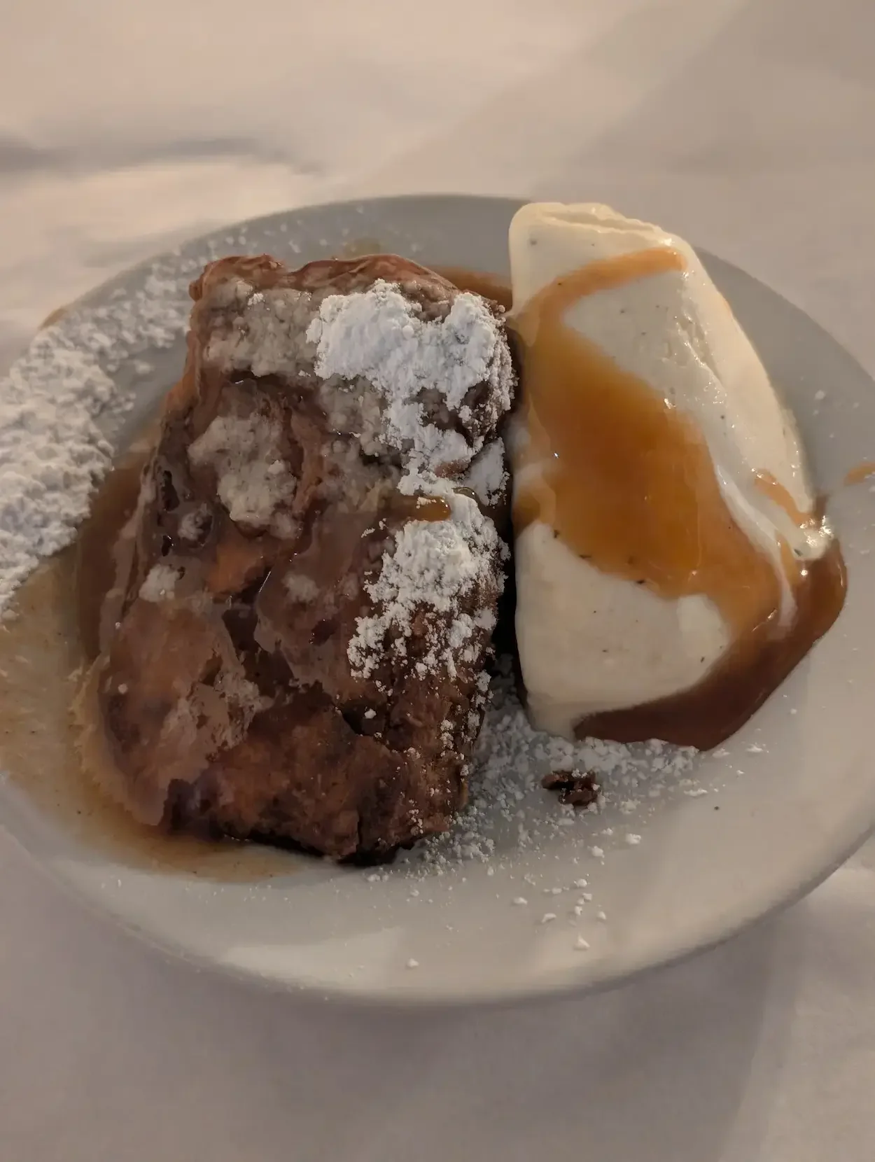 banana foster bread pudding