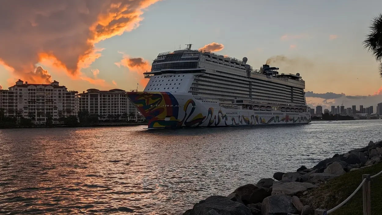 NCL sailig out of Miami