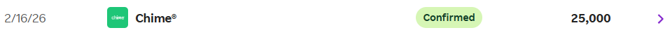 Chime Deal on Rakuten 25,000 points
