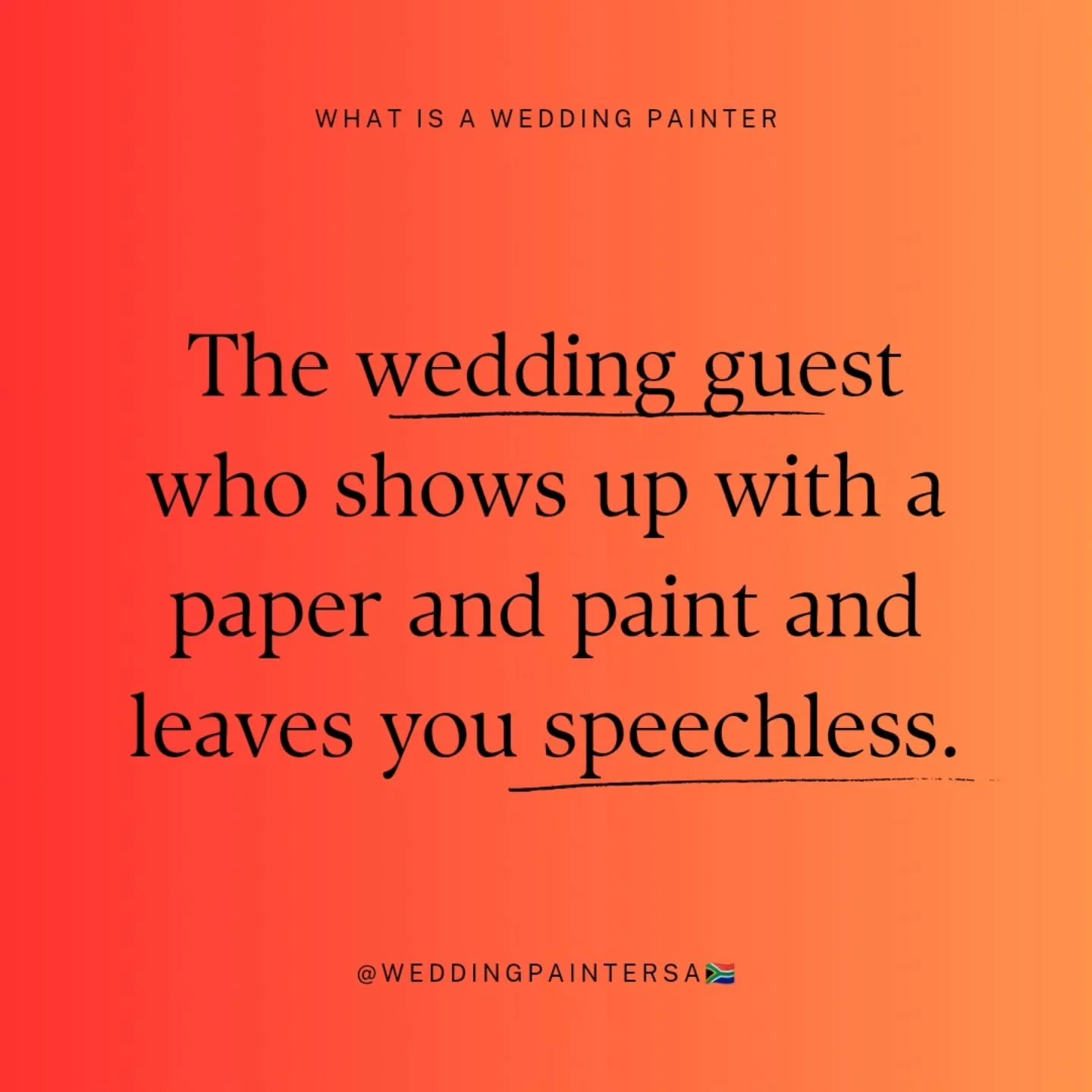 The wedding vendor nobody expects 👀  but everybody remembers. 🖊️

I draw your wedding guests. Live. While the celebration is happening.
.
Vows, first dance, the chaos of the reception... all of it, on paper, by the end of the night.

Swipe to see h
