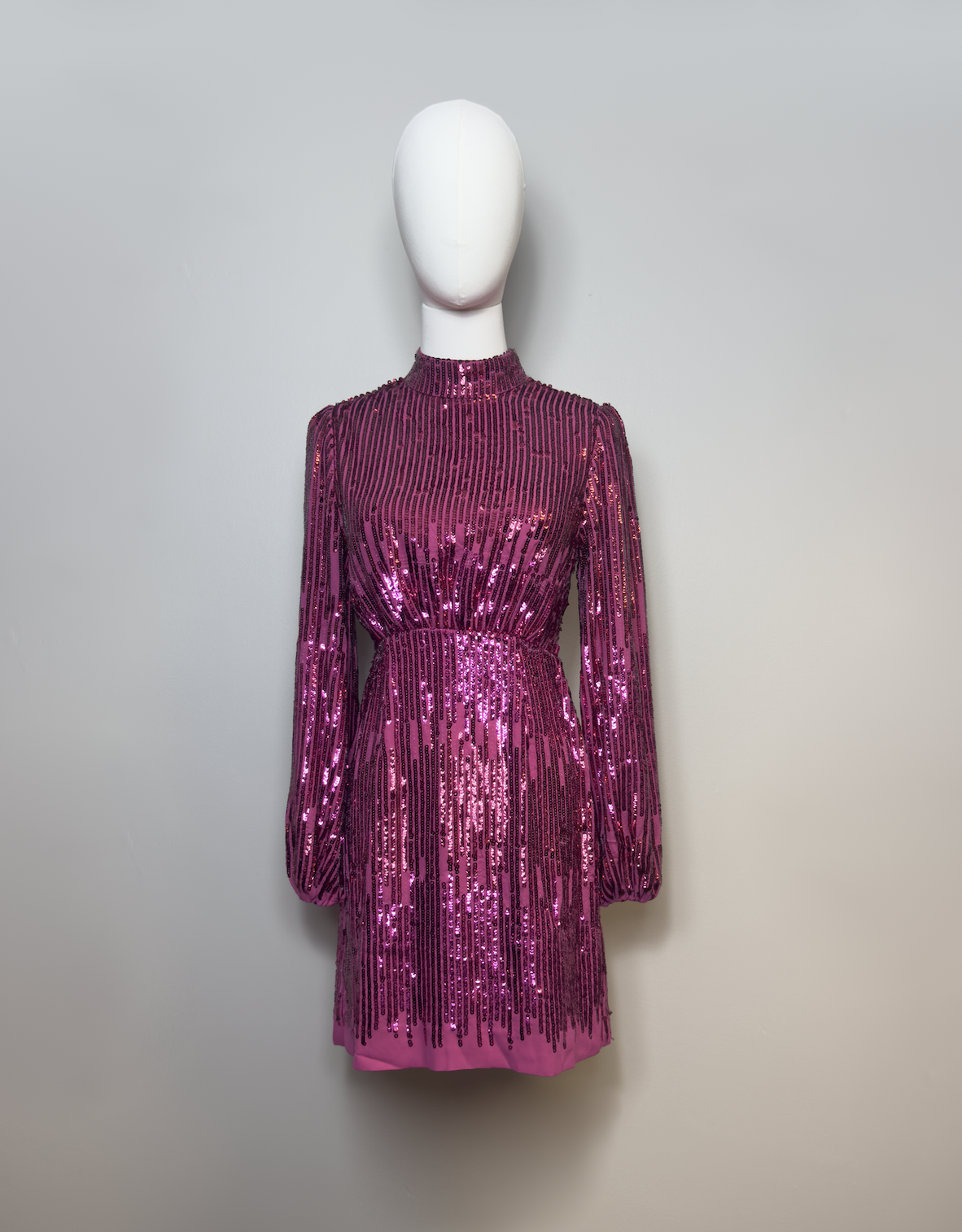 rixo pink sequin mini dress to rent front.png