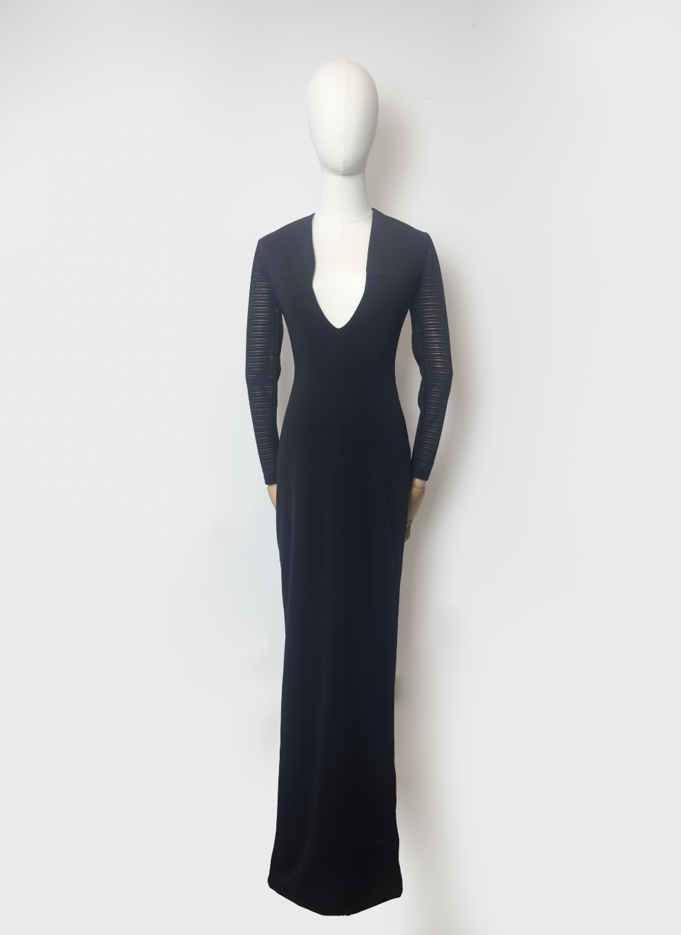 AQAQ Black Evening Dress