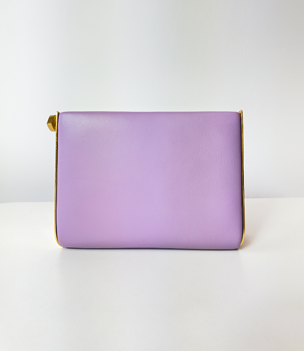 Lulu Guiness Lilac Clutch Bag to rent 2.png