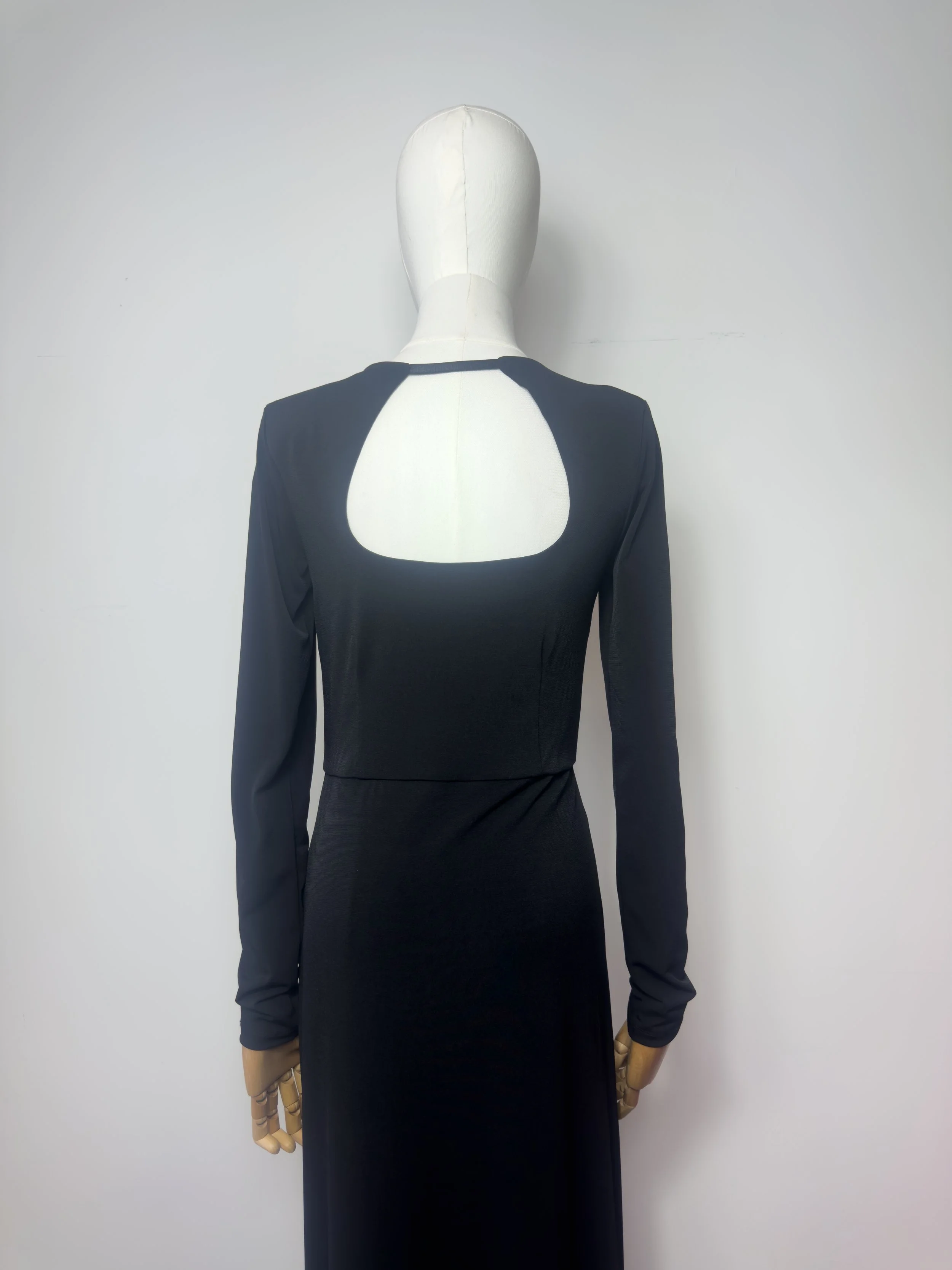 TOPSHOP BLACK LONG EVENING DRESS TO RENT 2.jpeg
