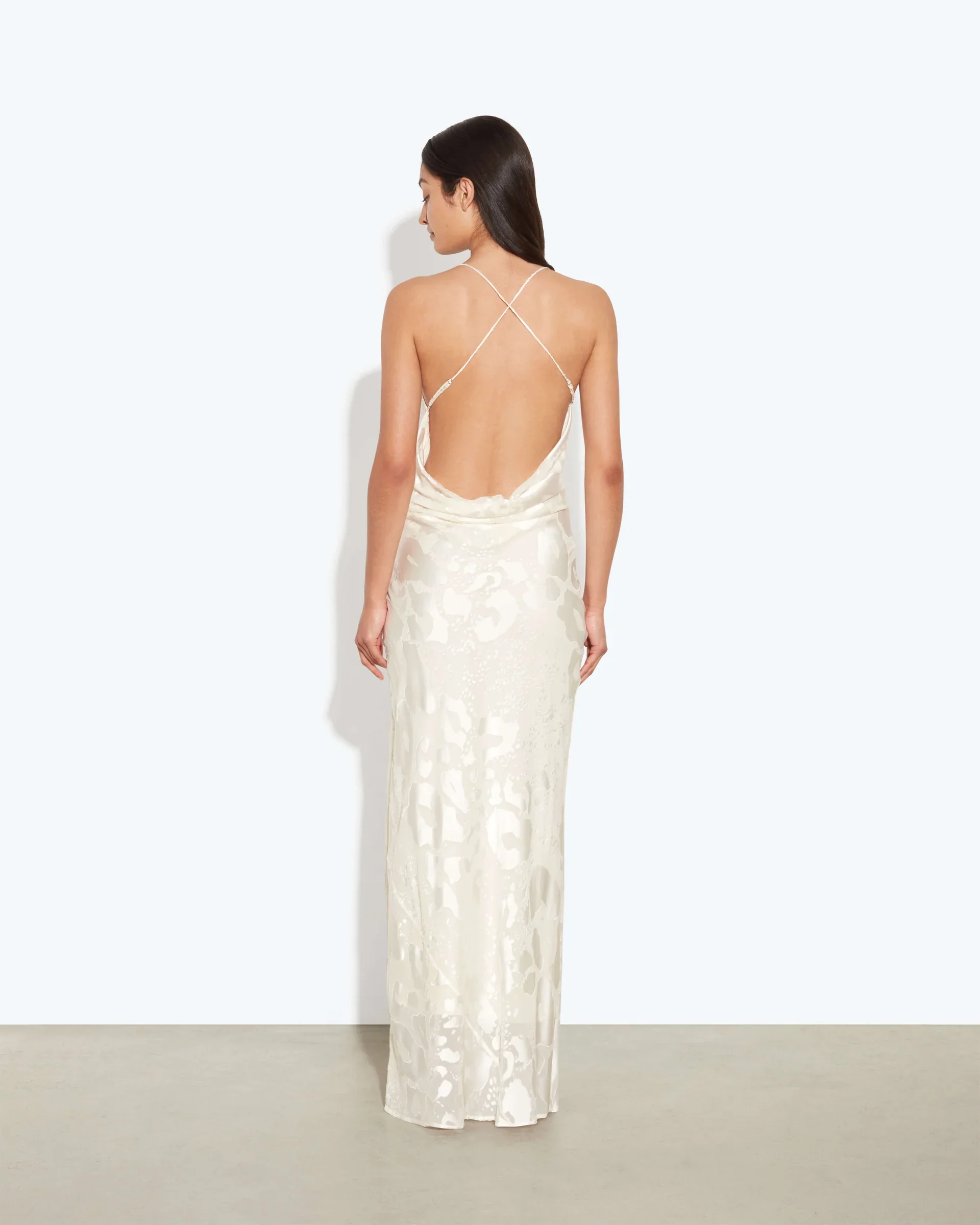Rat and Boa Ivory primrose dress to rent 2.webp