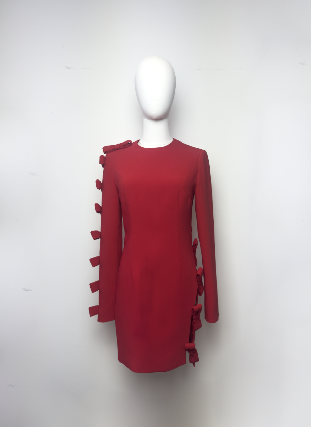 Red Mini Dress with bows