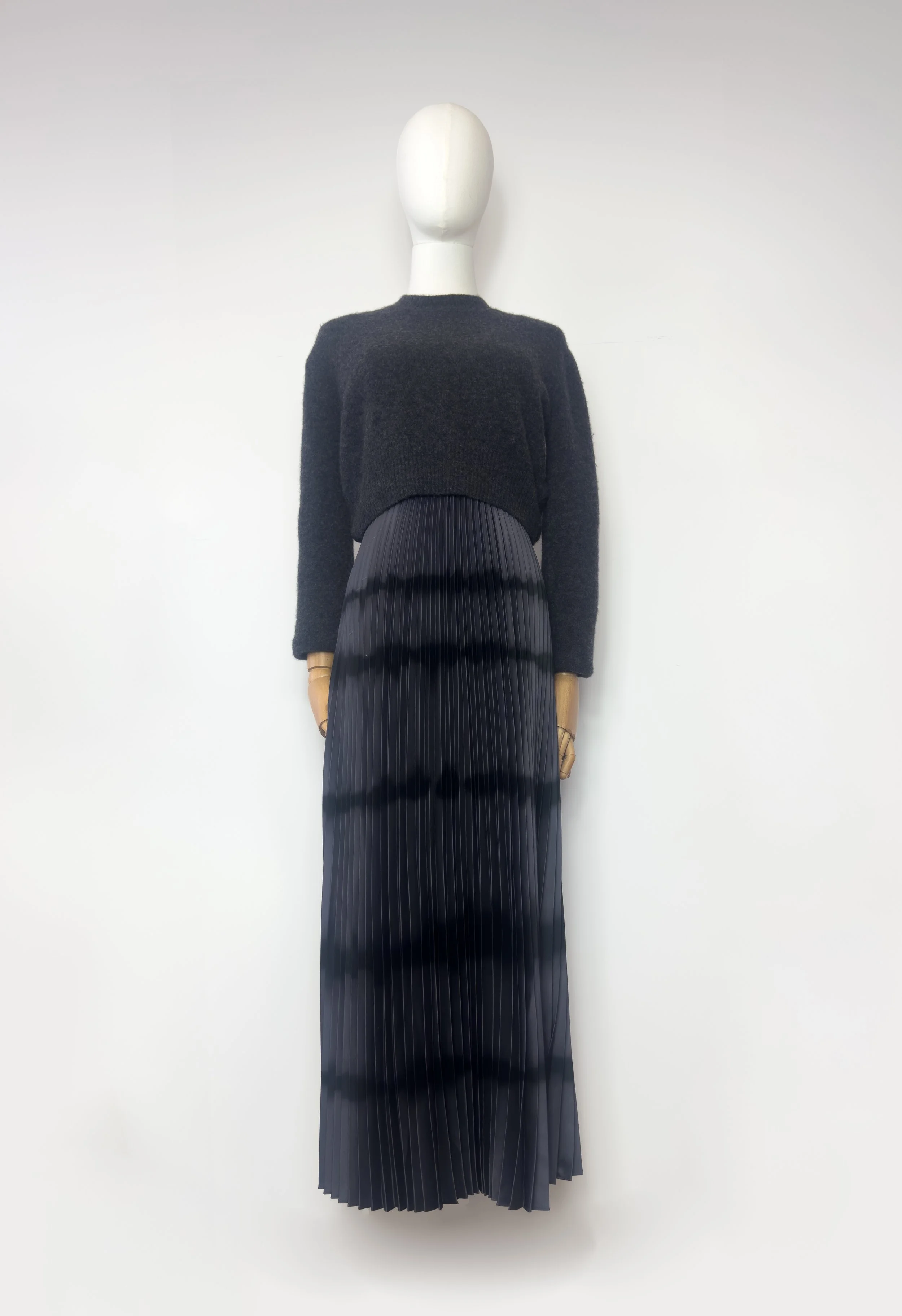 ALL SAINTS GREY JUMPER MIDI DRESS TO RENT