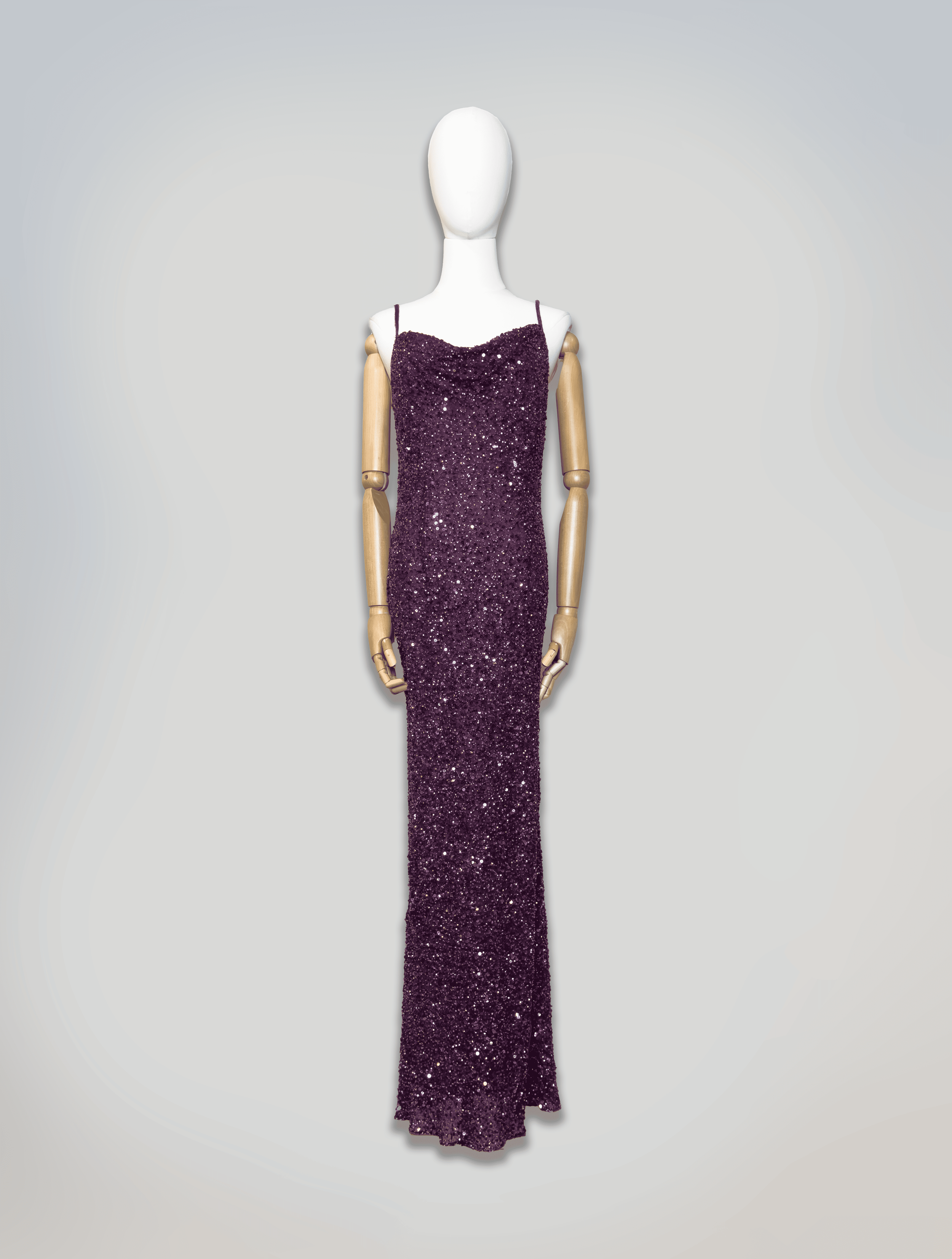 Monsoon Burgundy Beaded Maxi Dress, Size 14