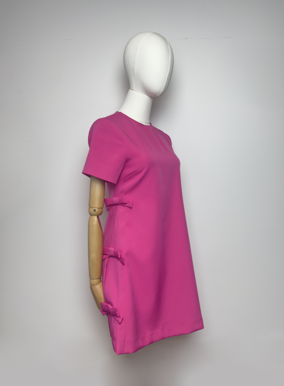 Unsigned Pink Mini Dress with bows