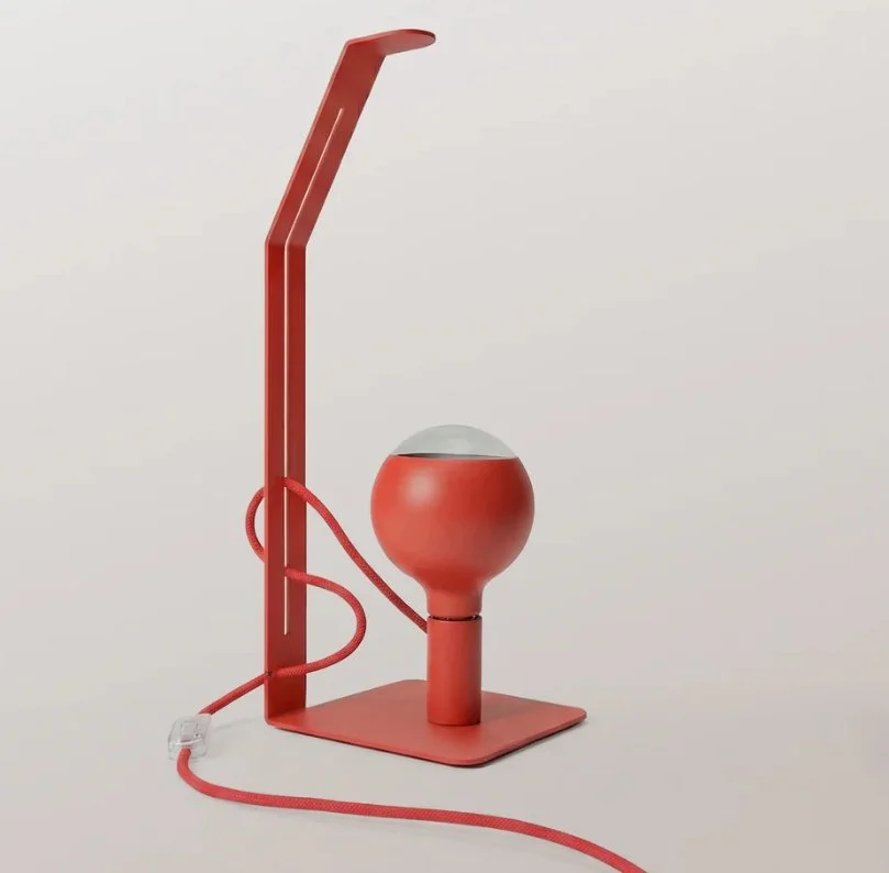 Lampada da tavolo  KOSO rosso