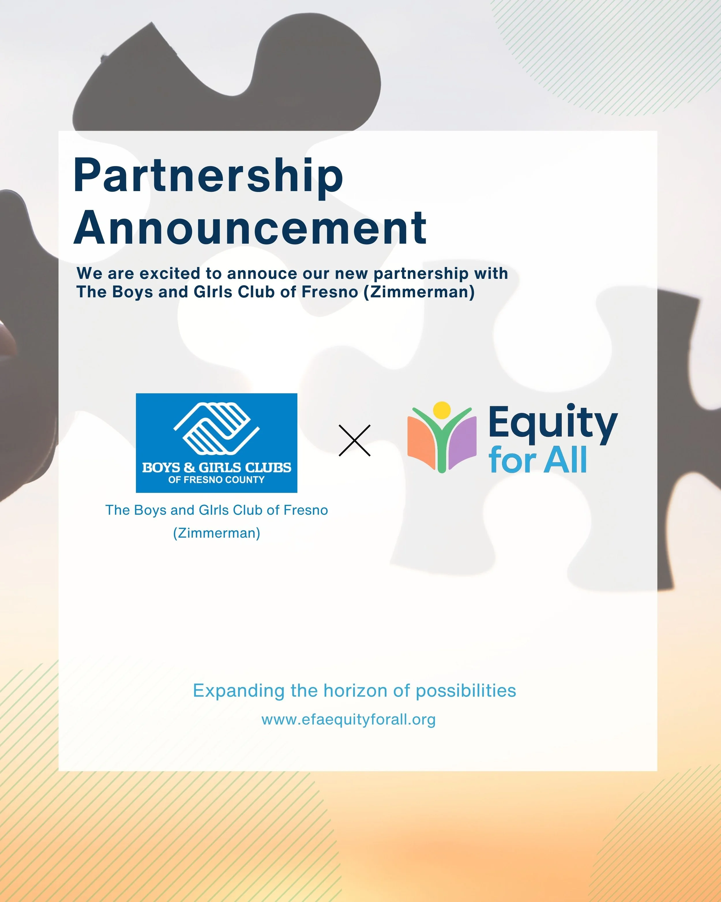 Partnership announcement with The Boys & Girls Club of Fresno (Zimmerman Club)!
