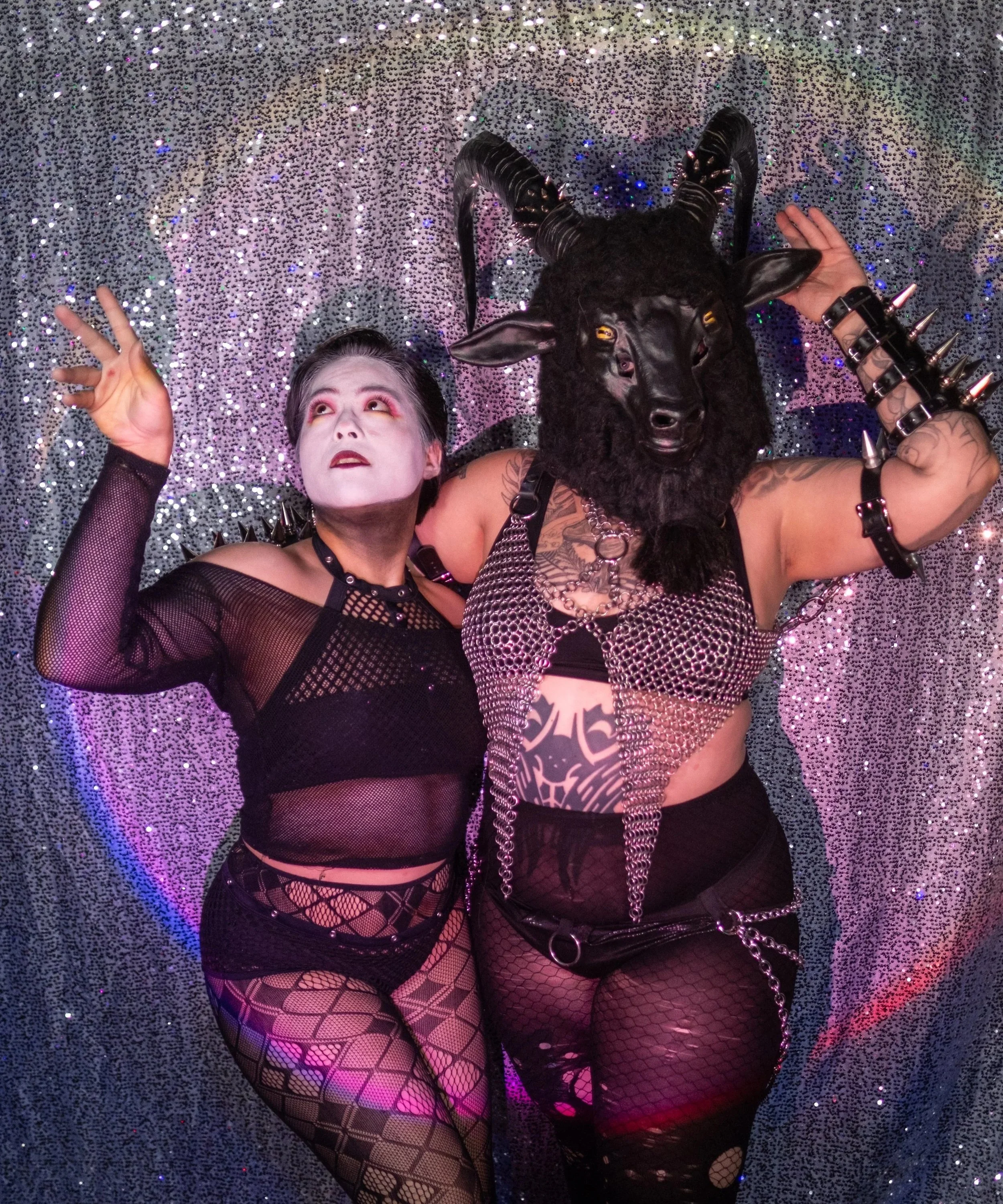 Goth Ball Photobooth by Anne Fry Photography