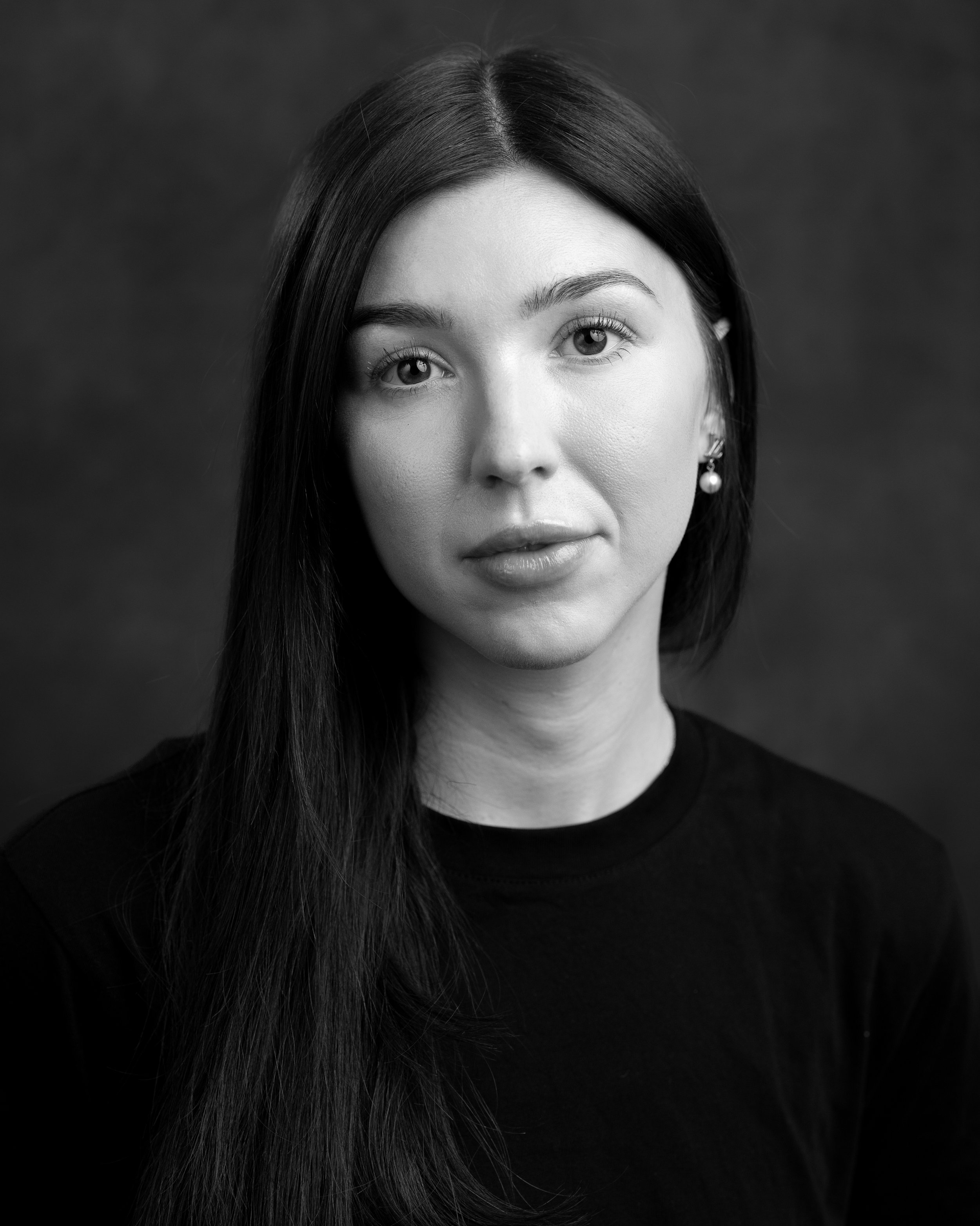 Alanis Hill Headshots B&W