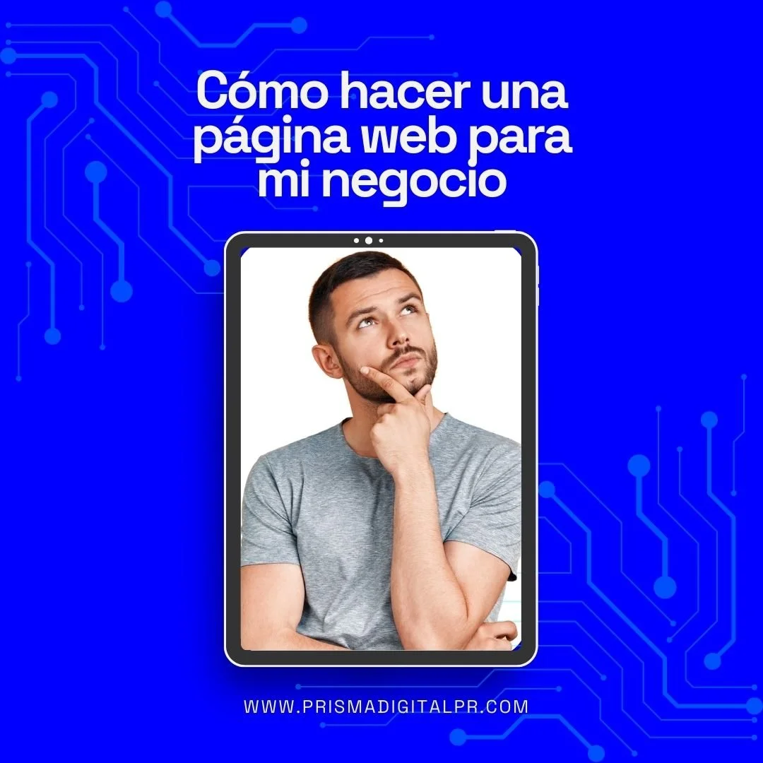 Cómo hacer una página web para mi negocio