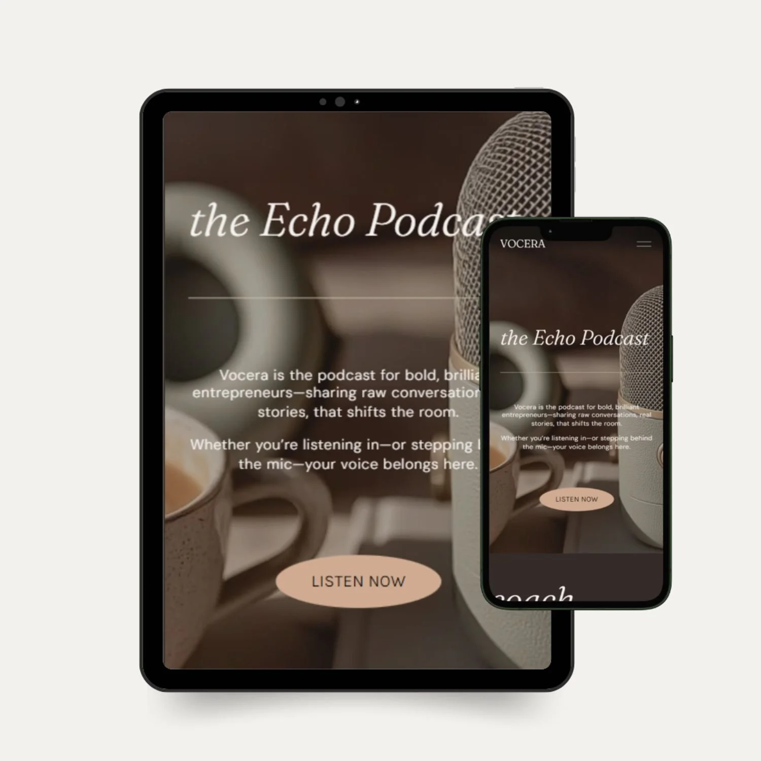 Vocera | Squarespace Full Site