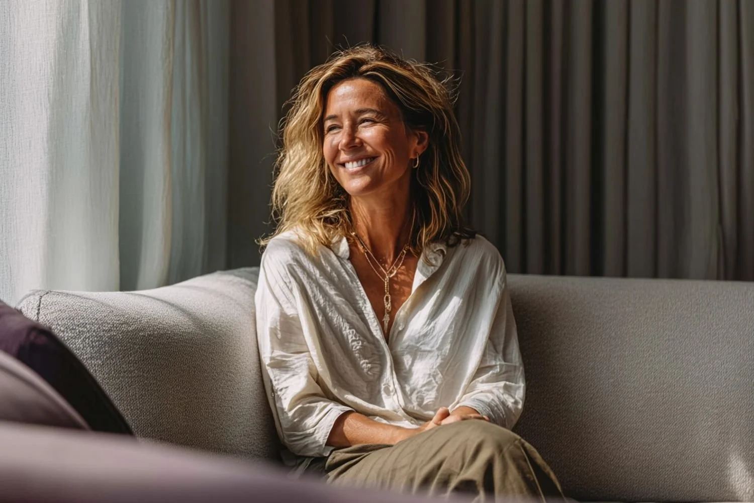 Therapist in a peaceful office setting representing confidence and professionalism in private practice