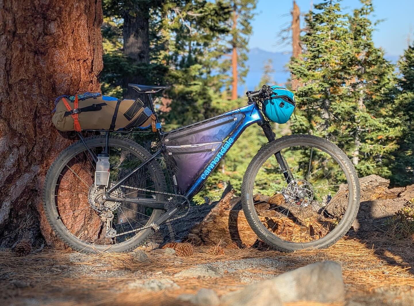 Why should you trust your Wompy bags in the backcountry? Because we certainly do! 

Last week, we took to the trails for a last minute bikepacking trip that was equal parts fun and suffering. After a day of heinous hike-a-bike climbs and sketchy rive