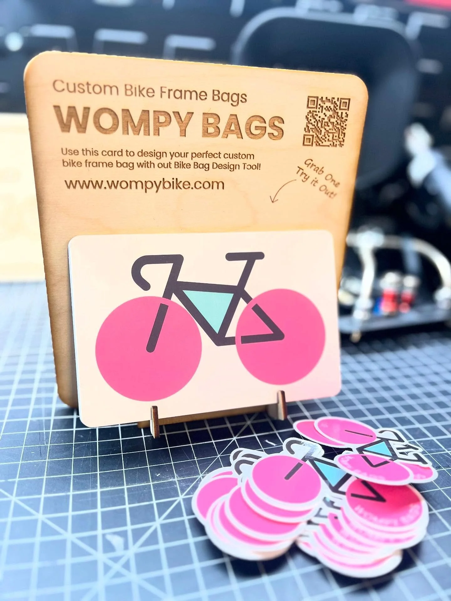 Interested in adding some Wompy Sizing Postcards or stickers to your bike shop/brewery/coffee shop?? Reach out and we&rsquo;ll get some over to you ASAP then add you to our map so we can bikers to your store! 

The Wompy Sizing Postcard allows us to 