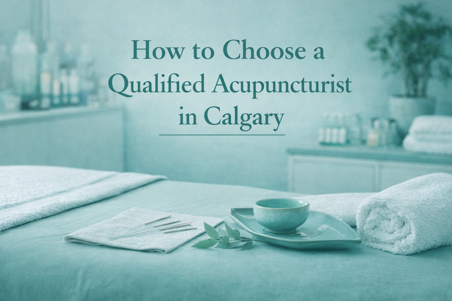 How to Choose a Qualified Acupuncturist in Calgary