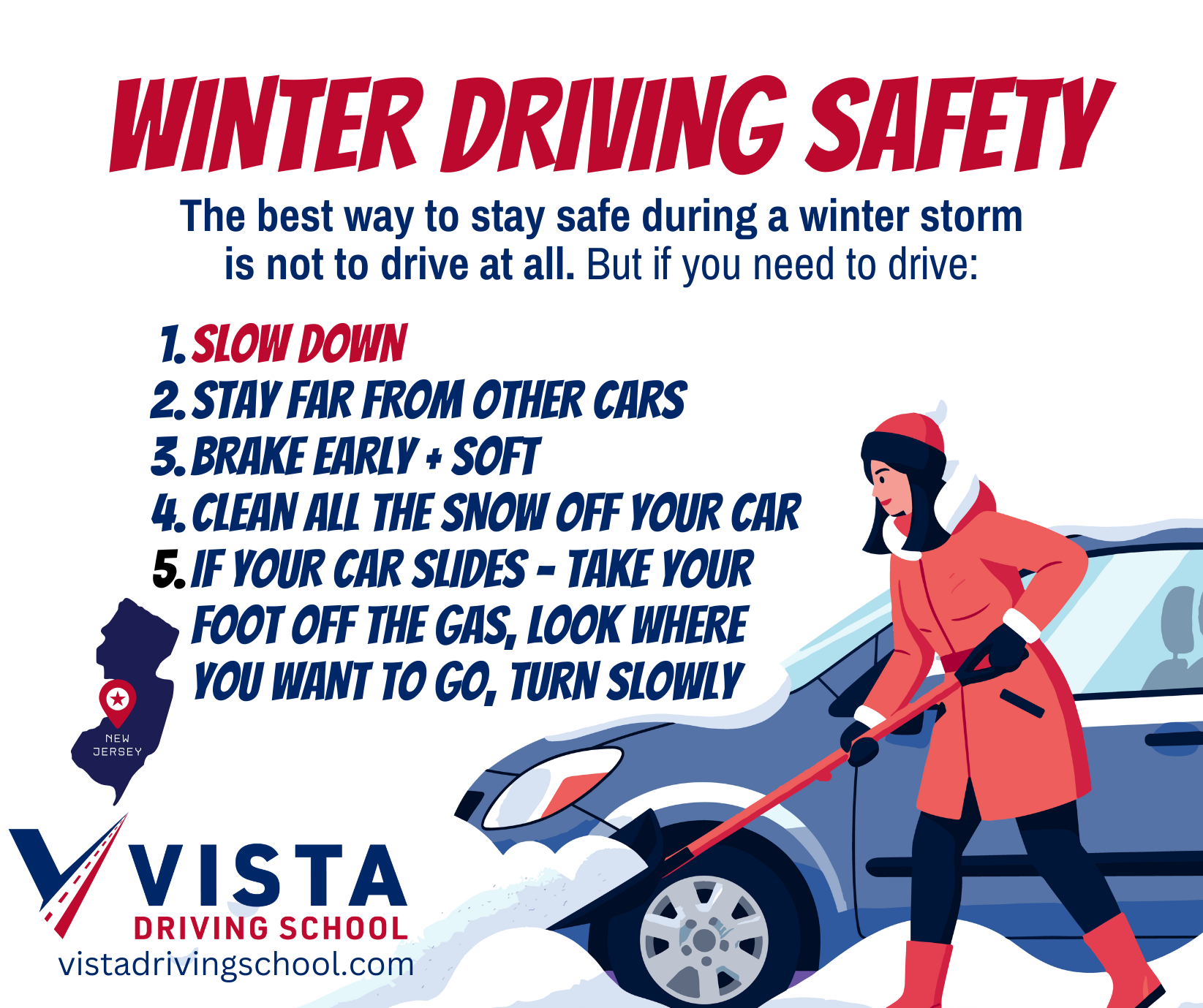 Storm Update: NO LESSONS Sunday &amp; Monday — Plus Winter Safety Tips 